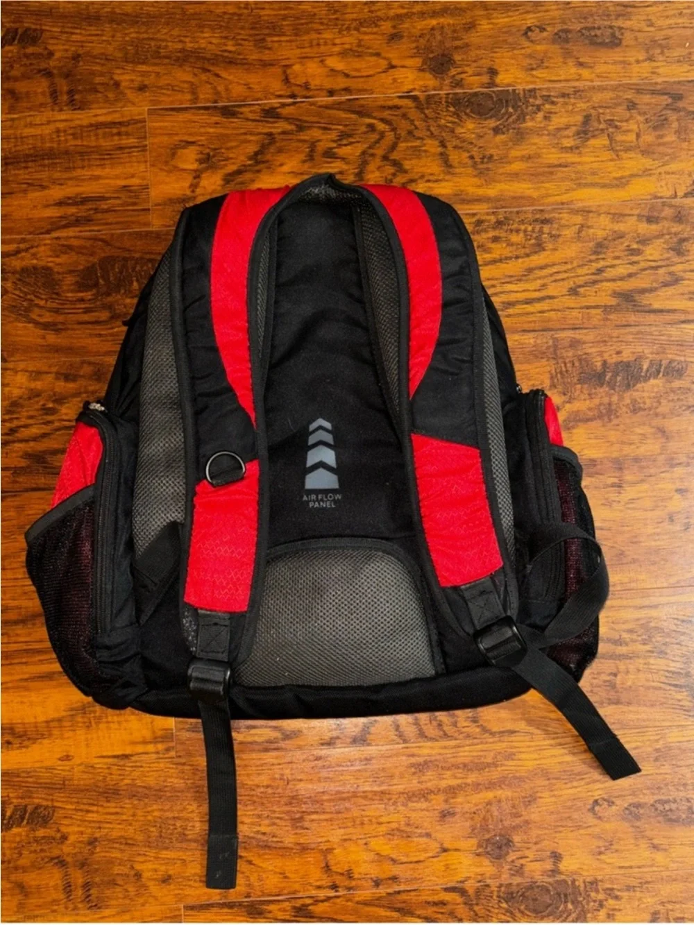 Magellan Outdoors Backpack Multiple Pockets Red and Black Hiking Travel Bag
